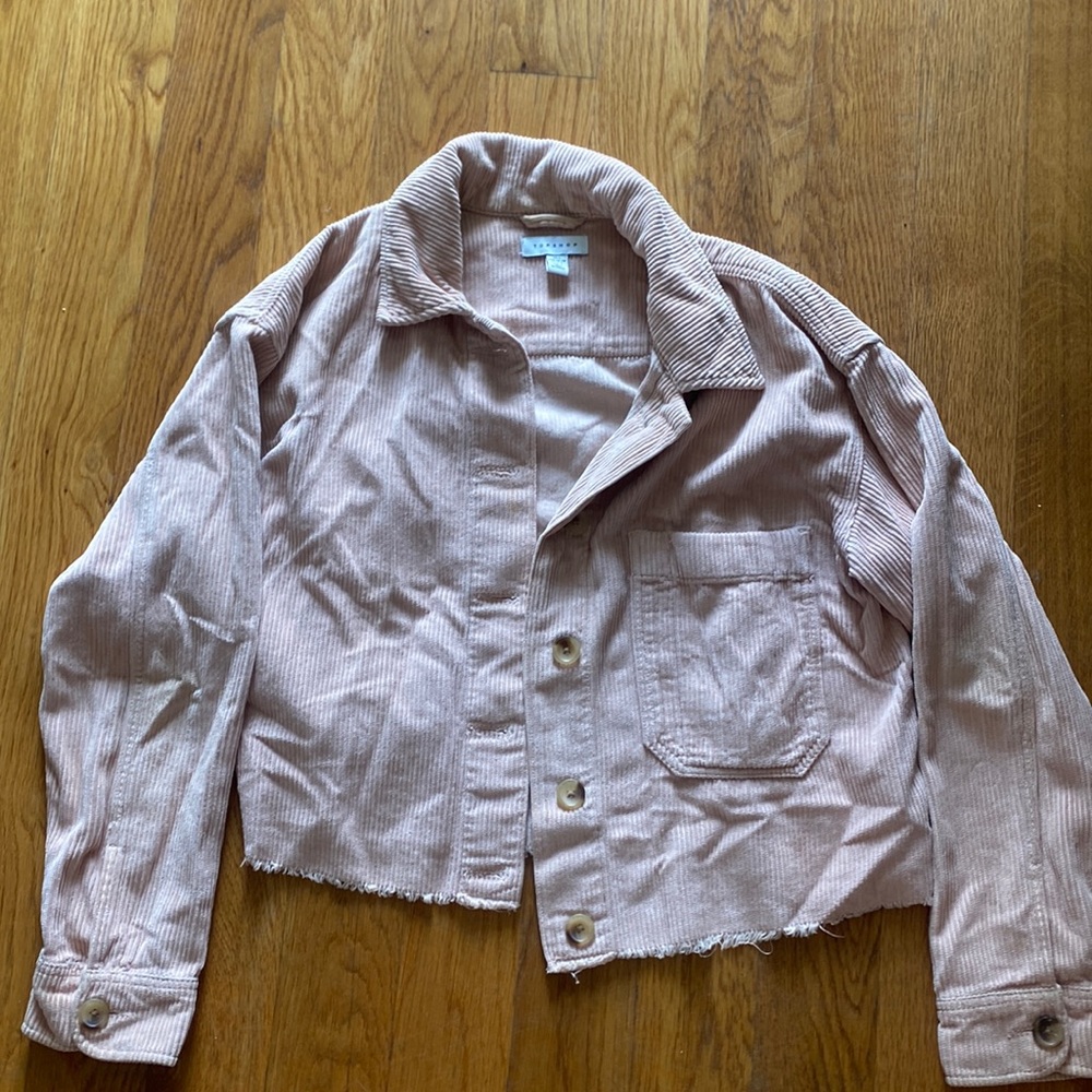 Top shop cropped corduroy jacket
